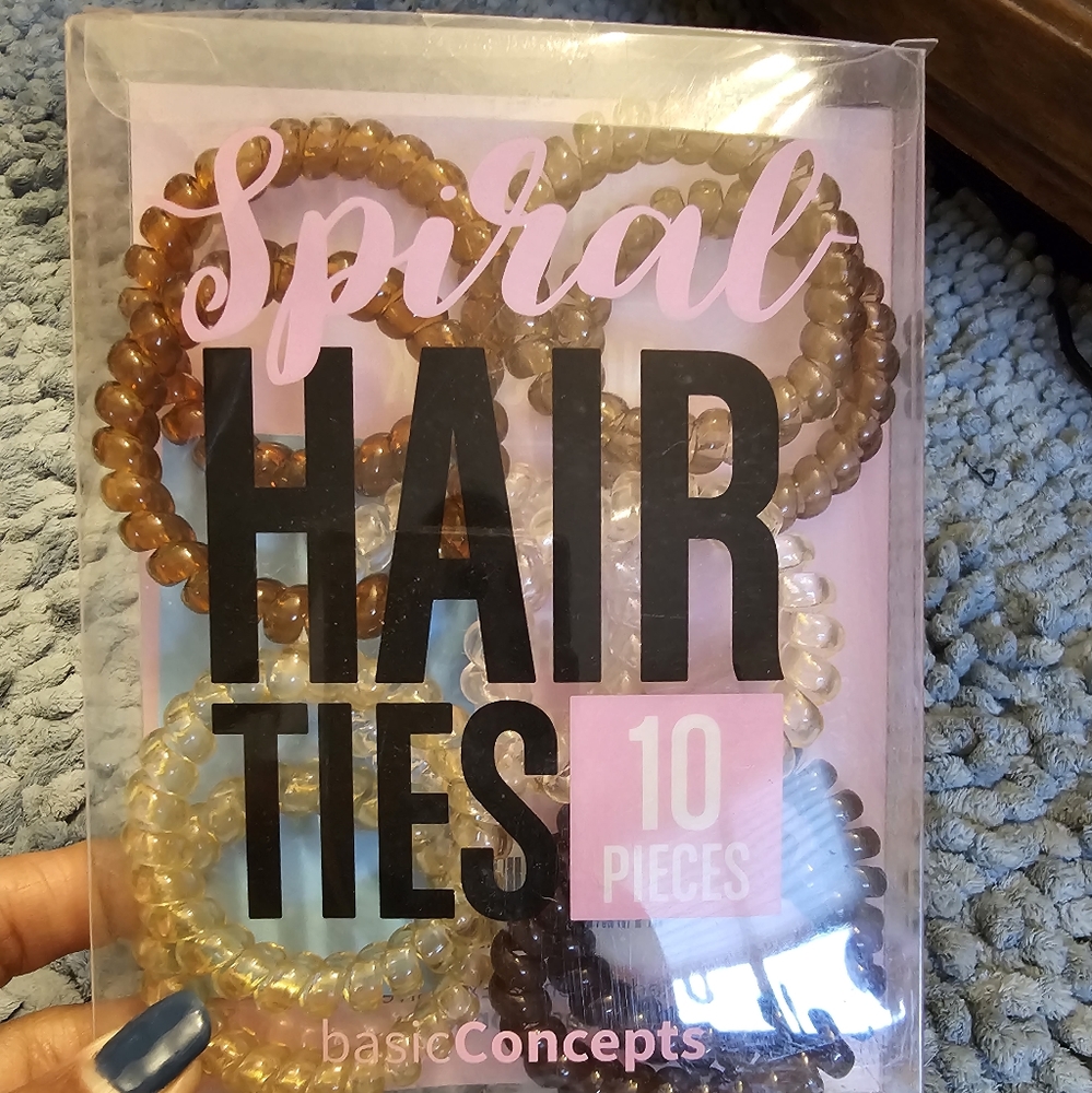 New Spiral Hair ties FREE WITH PURCHASE